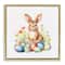 Stupell Industries Easter Bunny & Eggs Floater Framed Art